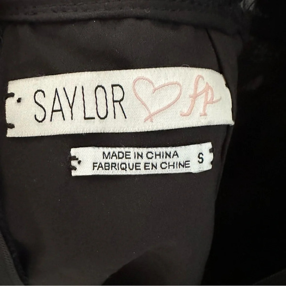 NWT Free People Party Small Cherie Black Lace Mini Dress Wedding Cocktail New S - Picture 9 of 12